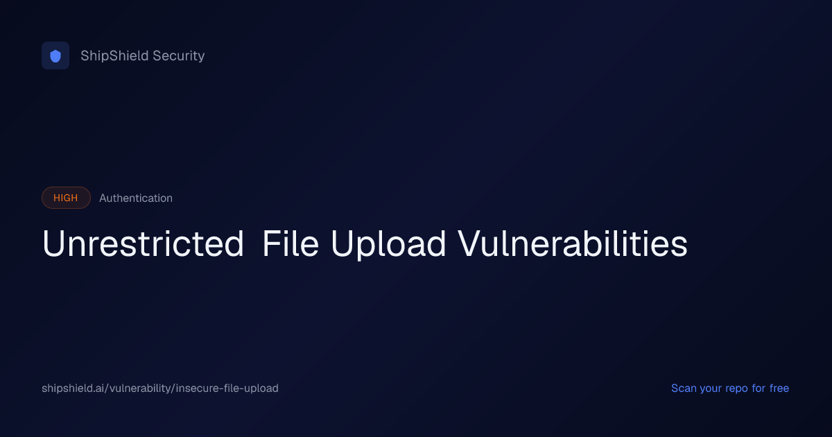 Secure File Upload: Prevent Web Shell Attacks