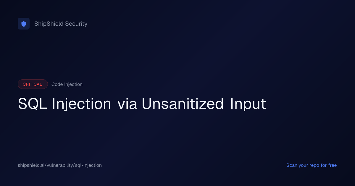 SQL Injection: How to Detect and Prevent It